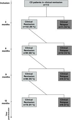 Relationships of circulating CD4+ T cell subsets and cytokines with the risk of relapse in patients with Crohn’s disease